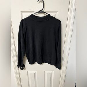 SOLD Sag Harbor sweater, black, size XL